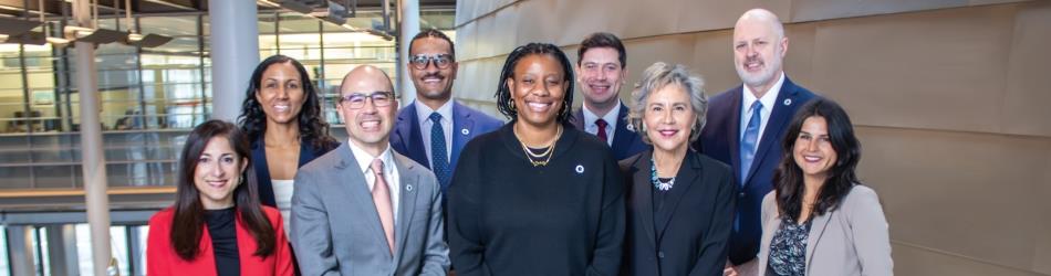 group council photo in Seattle City Hall Lobby