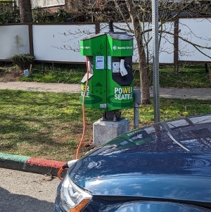 City Light owned public Direct Current Fast Charger.