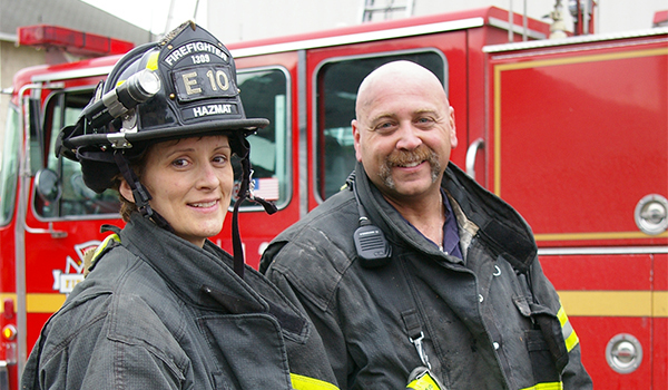 Engine 10 firefighters