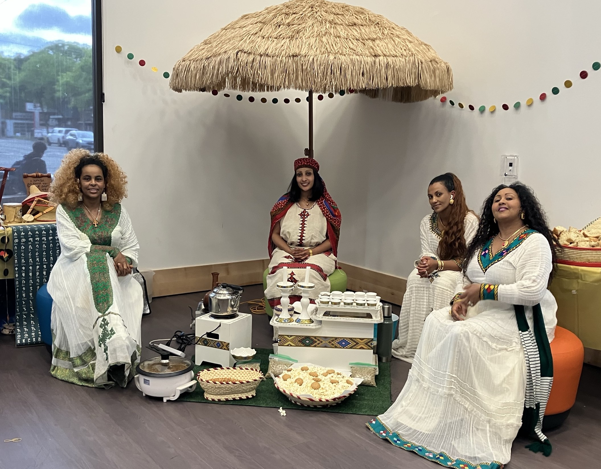 A coffee ceremony offered by OAMR / Food & Fitness