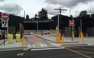 Street view of entrance.