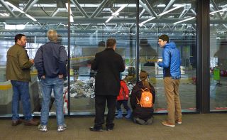 North Transfer Station viewing room.