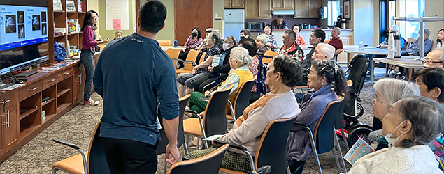 Preparedness class for older adults in native language. By OEM