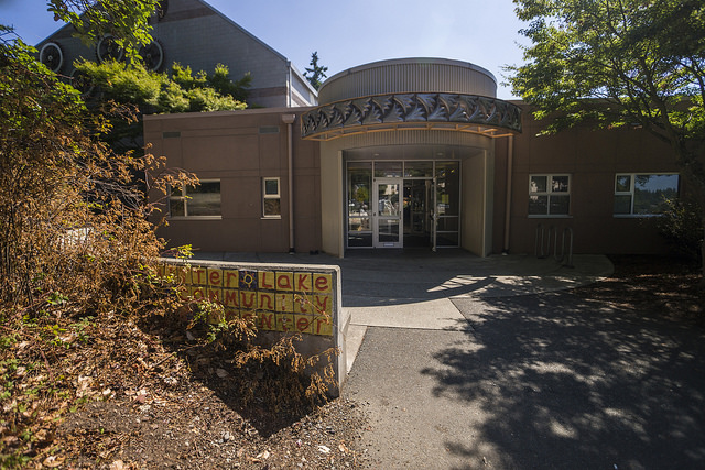 Bitter Lake Community Center entrance