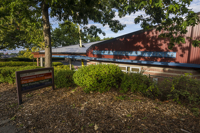High Point Community Center sign