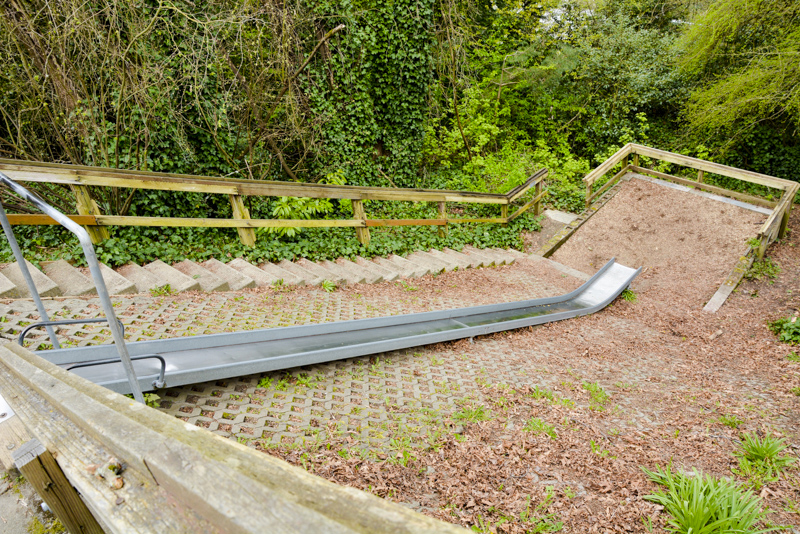 Slide down the hill  - photo by Marivic Pinedo