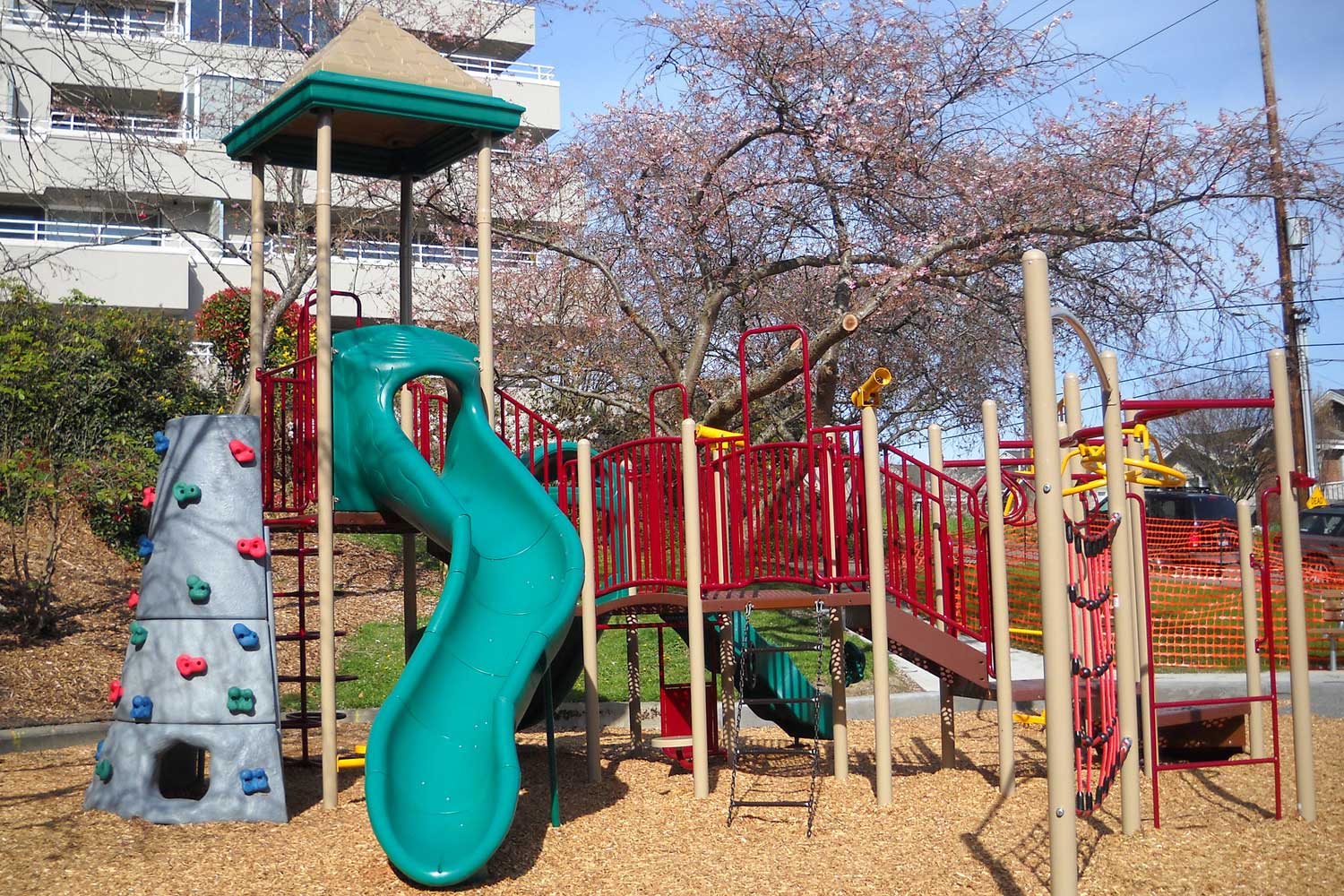Bhy Kracke Park play area - photo by Laurel Mercury
