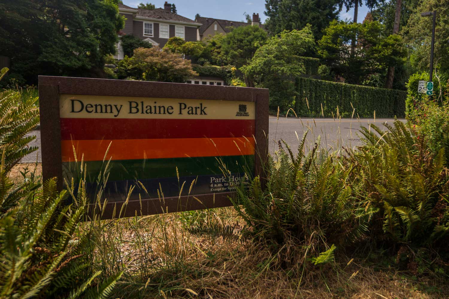 Denny Blaine Park entrance - photo by TIA International Photography