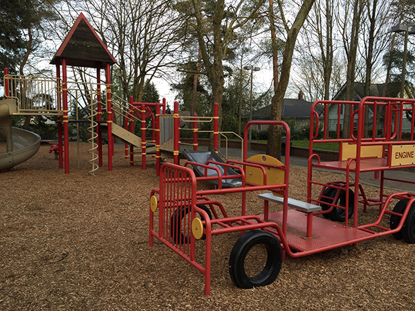 Firehouse Mini Park playground