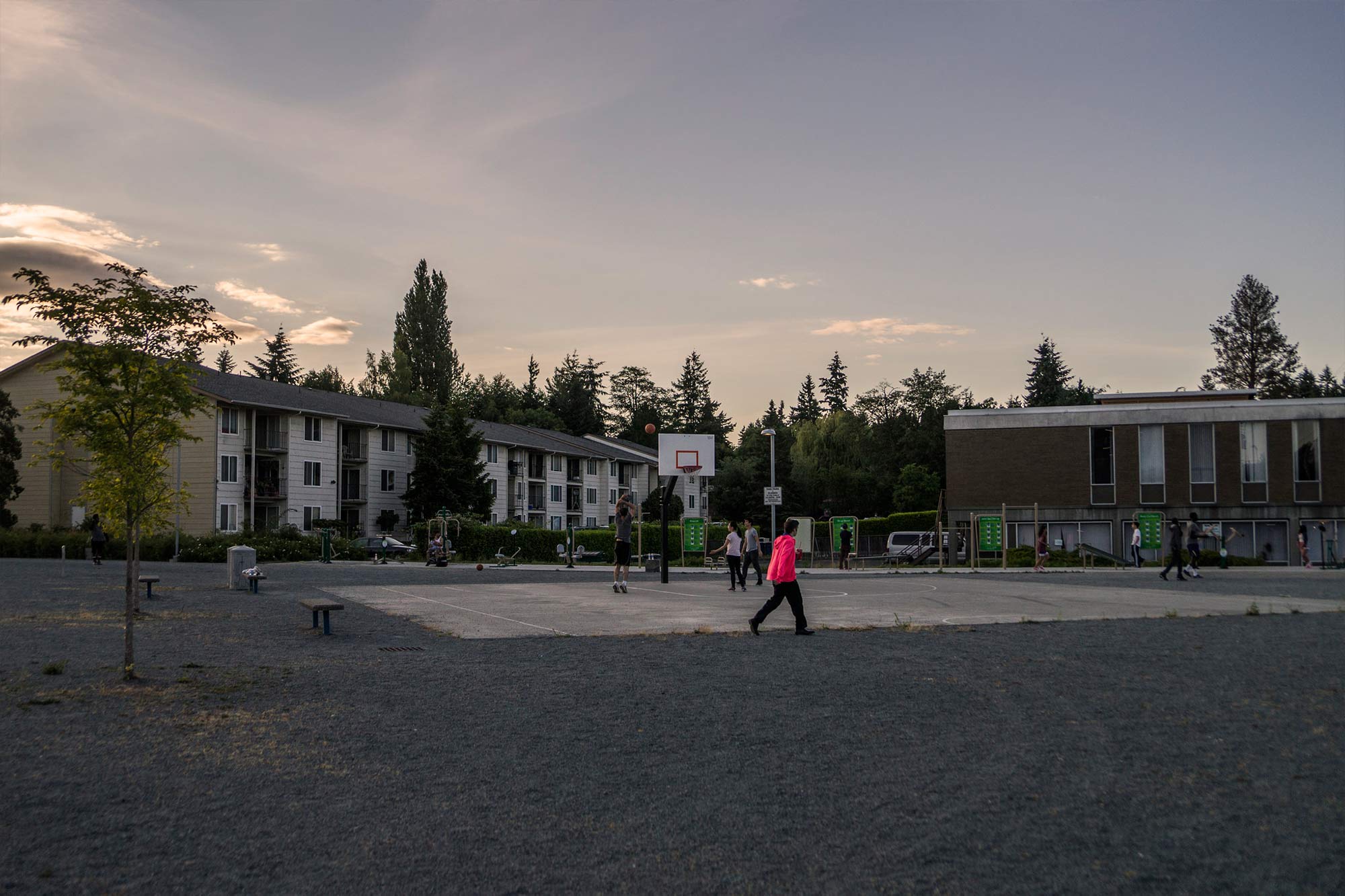 Hubbard Homestead Park basketball court - Photo by TIA International Photography