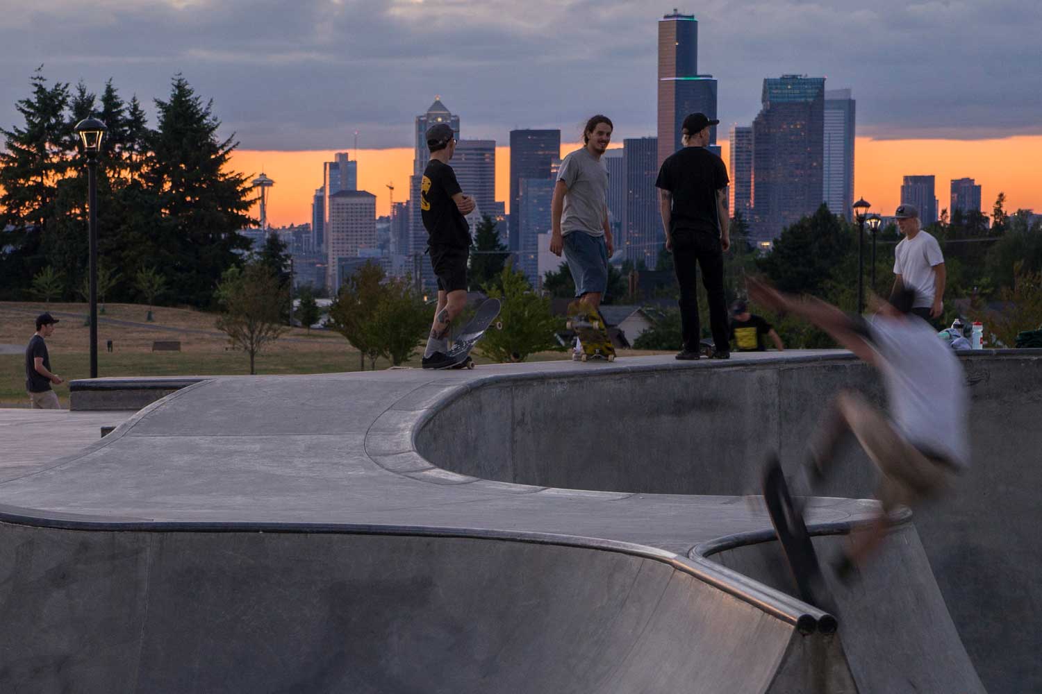 Skateboarding at Jefferson Park - photo by TIA International Photography