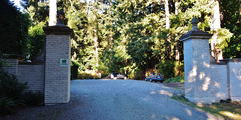 Llandover Woods gate