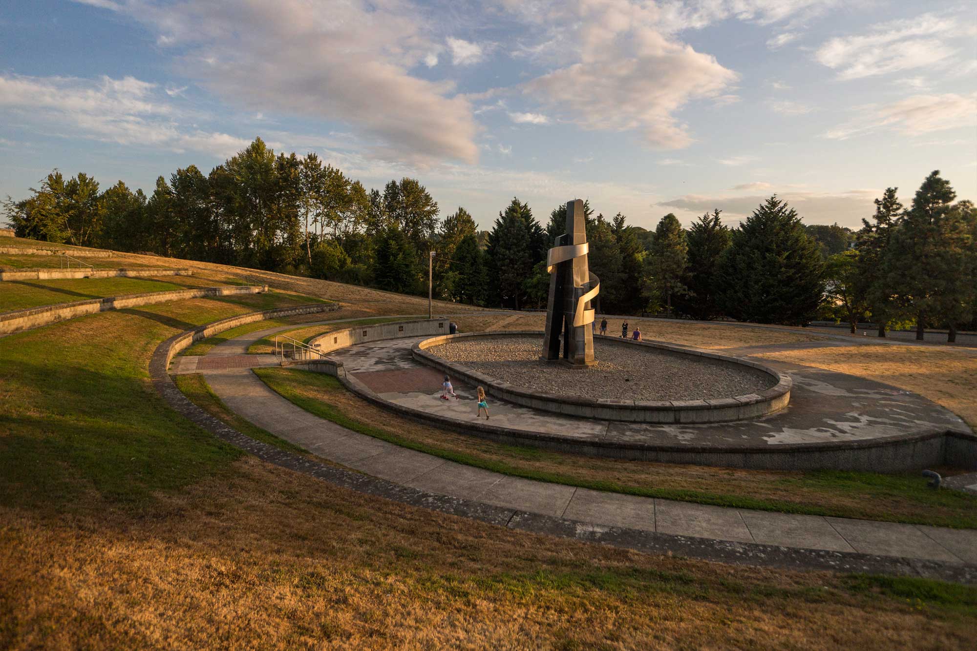 Martin Luther King JR Memorial view of terrace - Photo by TIA International Photography