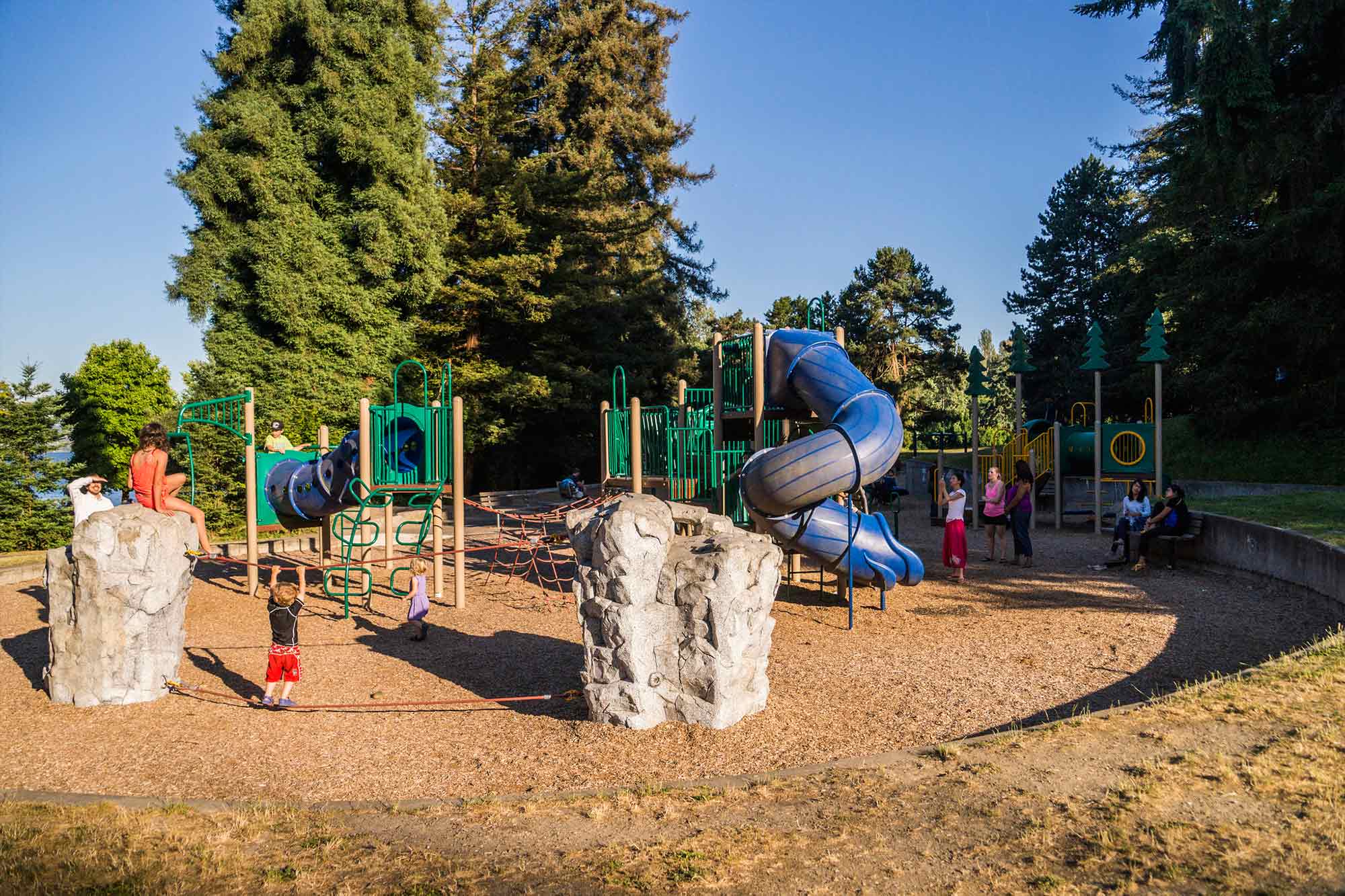 Matthews Beach Park play area - Photo by TIA International Photorgraphy