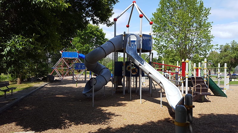 Montlake playground equipment - Photo by Carl Bergquist