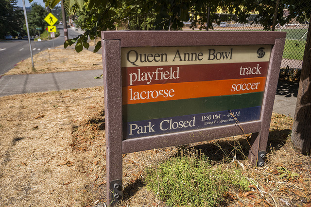 Queen Anne Bowl sign