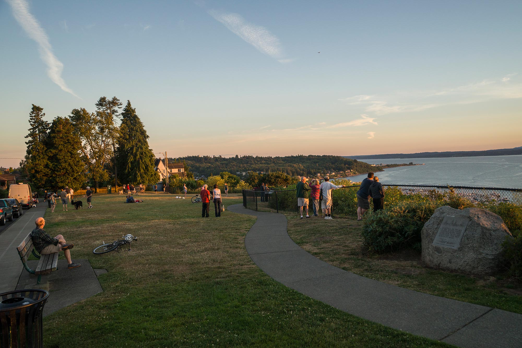 Sunset Hill Park in the evening