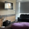 Couches in the TV room at Garfield Teen Life Center