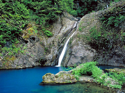 Cedar Falls Area: One of many beautiful places in the watershed, Cedar Falls inspired the naming of the town.