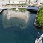 Aerial view of Habitat Beach